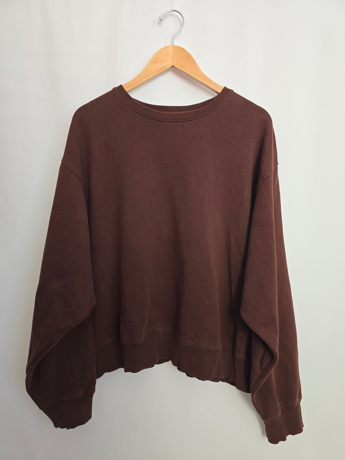 Brunette The Label Cinnamon Brown Crewneck • X-Large/XX-Large