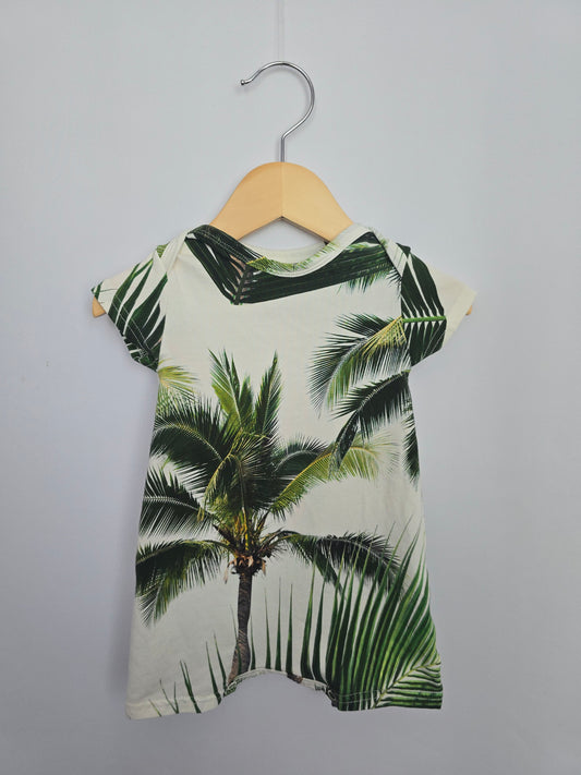 Snurk Palms Shortie Romper • 0-3 months