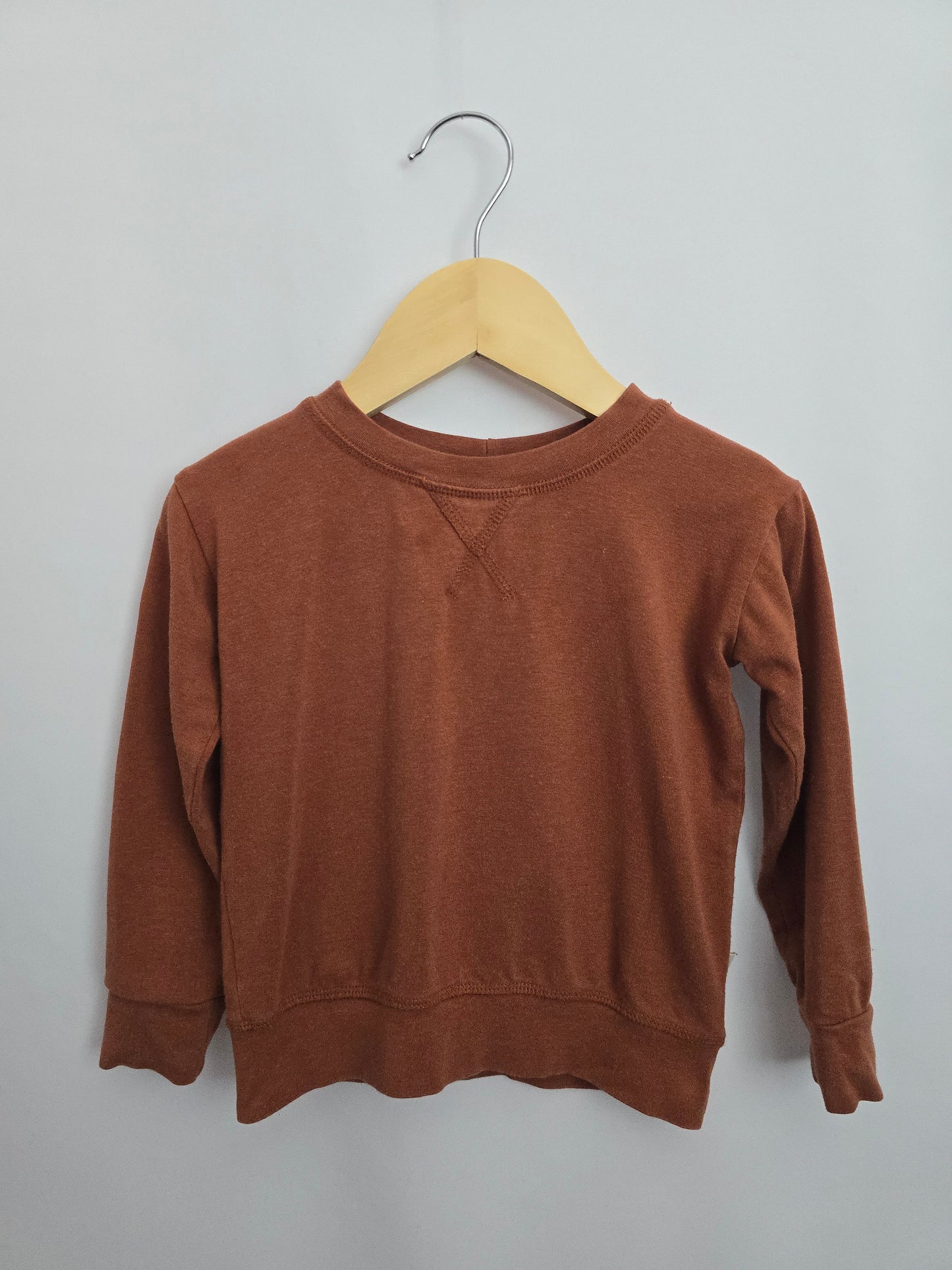 PLAY Jax & Lennon Rust Crewneck • 12-18 months