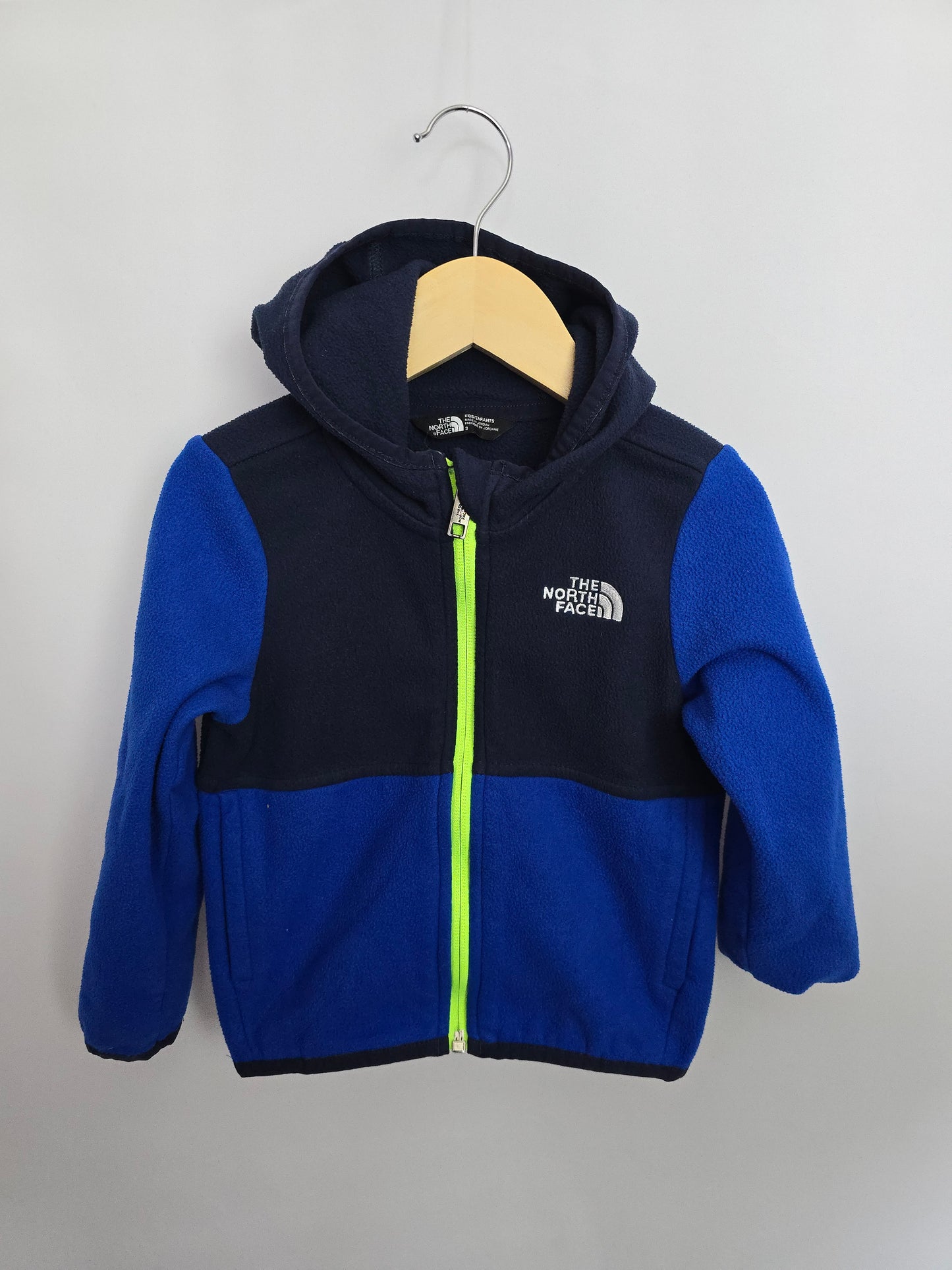 The North Face Blue Zip Hoodie • 3 years