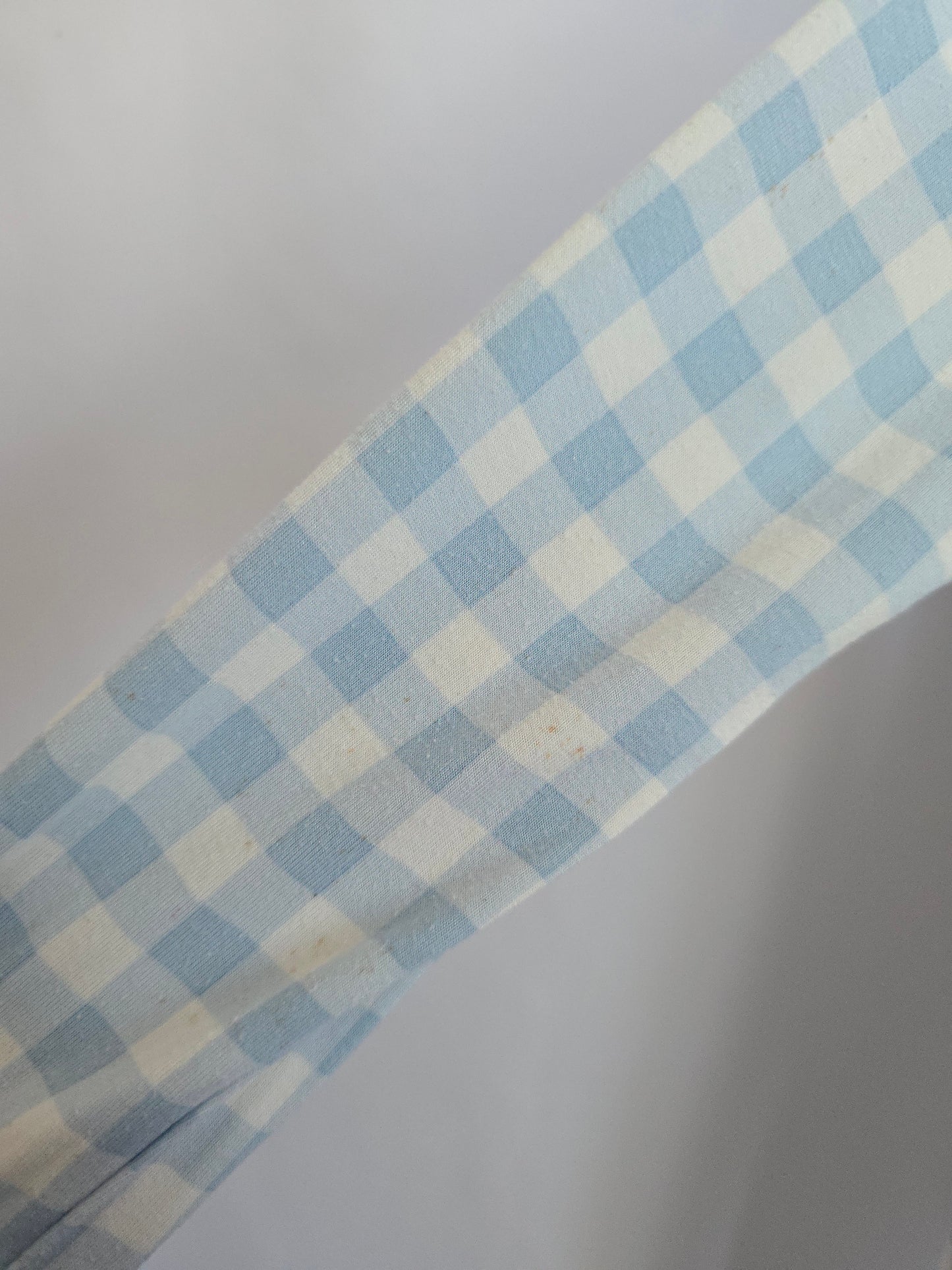 PLAY Bambi & Birdie Blue Checkered Zip Romper • 18-24 months