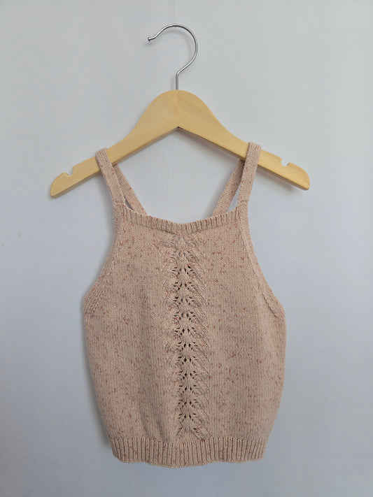 Jamie Kay Knit Speckled Tie Back Tank • 4 years
