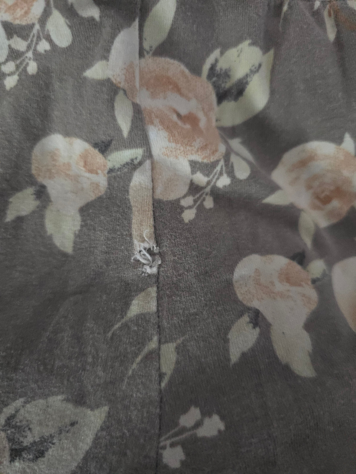 PLAY Jax & Lennon Grey Floral Leggings • 18-24 months