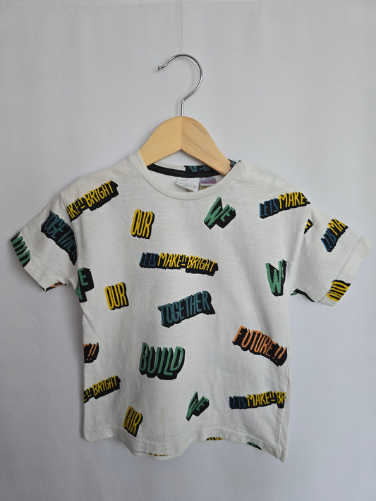 PLAY Zara Let's Make It Bright Tee • 2-3 years