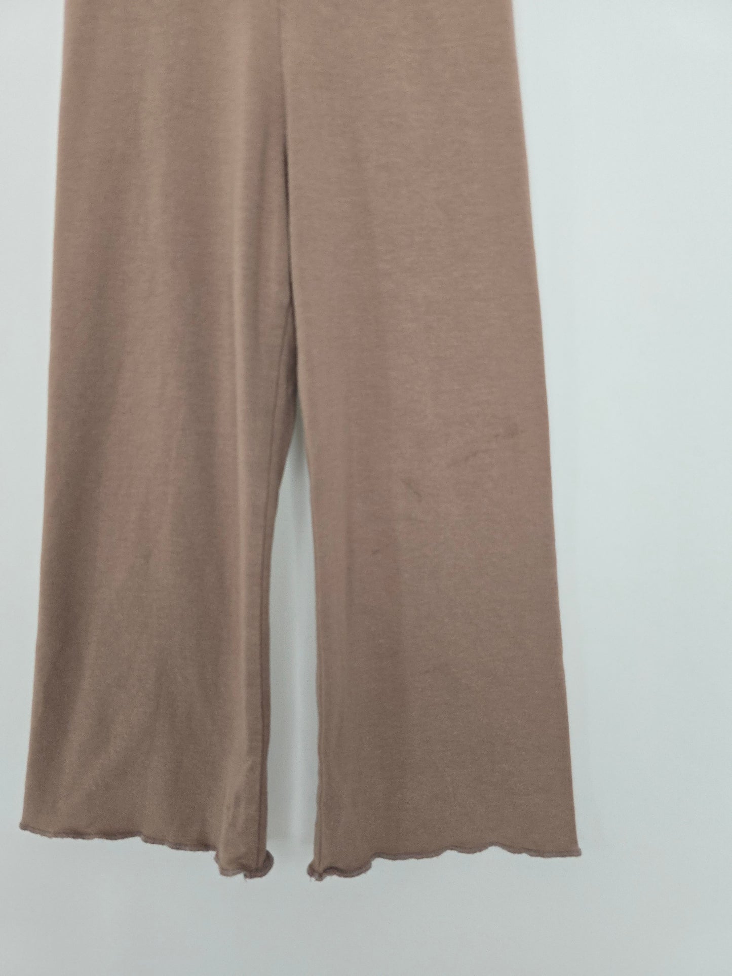 PLAY Jax & Lennon Mocha Lettuce Hem Pants • 18-24 months