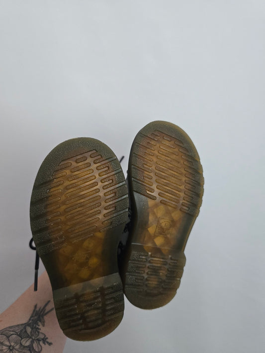 Doc Martens Toddler 1460 Space Reflective Lace Up Boots • 8C