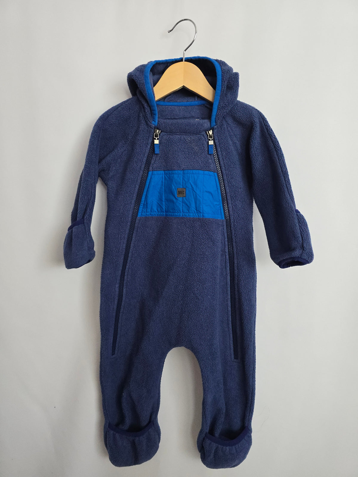 MEC Fleece Bunting Suit Blue• 12 months
