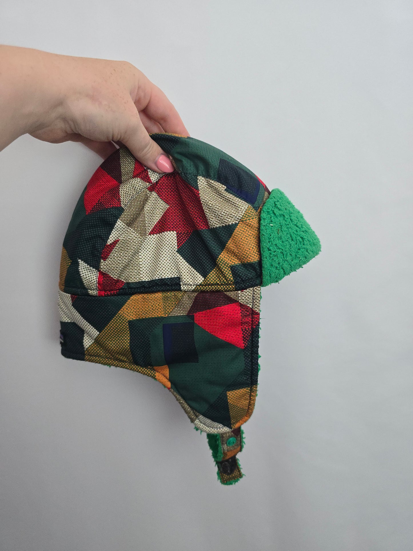 Patagonia Green Baby Reversible Shell Hat • Baby Medium 12-24 months