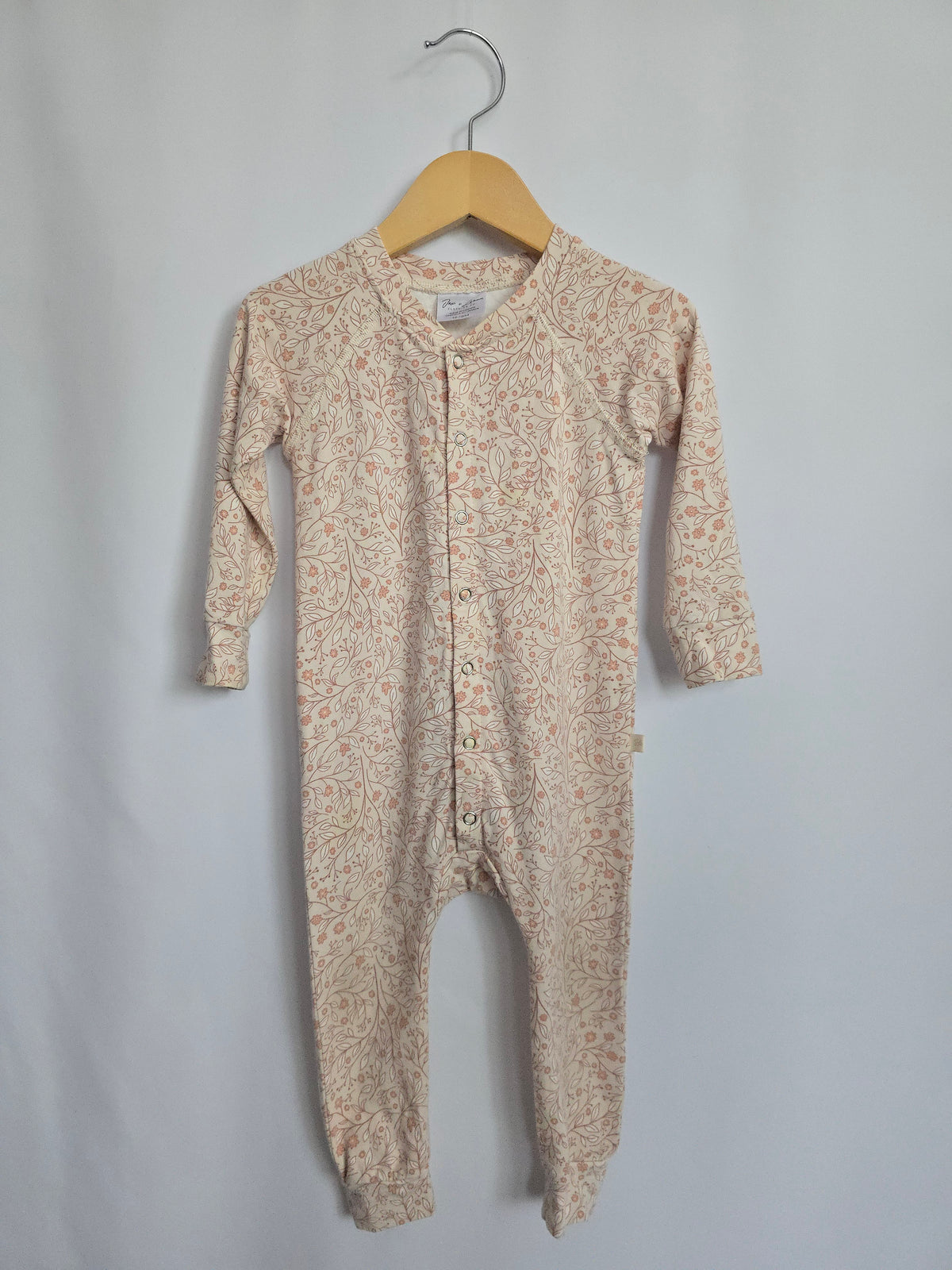 PLAY Jax & Lennon Dainty Floral Snap Lounge Suit • 12-18 months