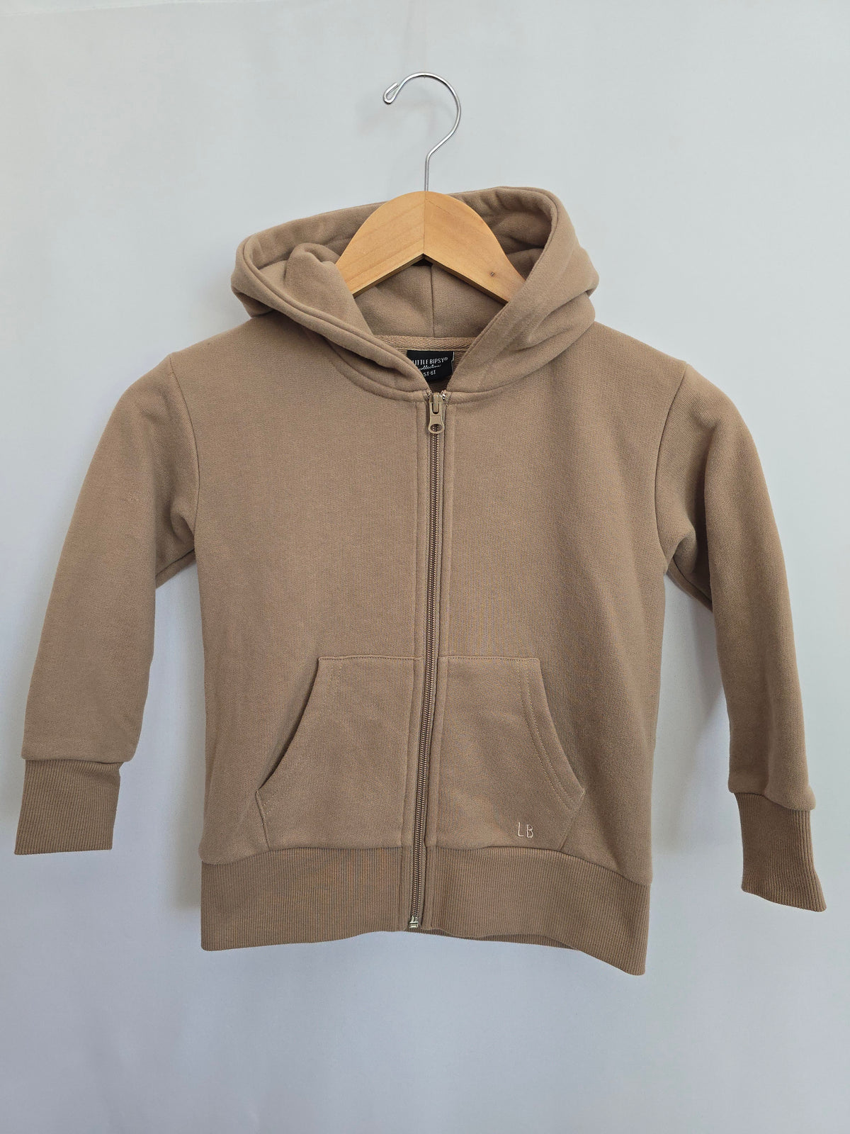 Little Bipsy Oak Zip Up Hoodie • 5-6 years