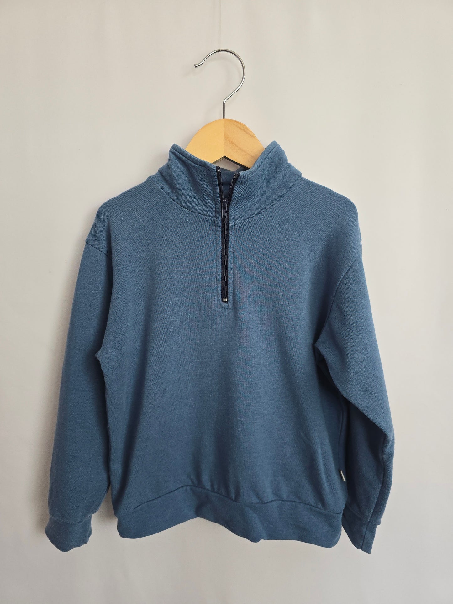 Jax & Lennon Wild Blueberry 1/4 Zip Sweater • 3-4 years