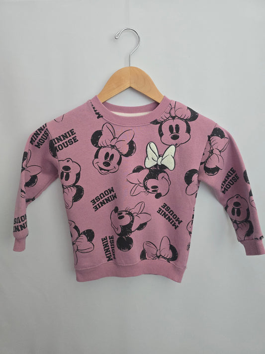 Minnie Mouse Blush Pink Crewneck • 4 years