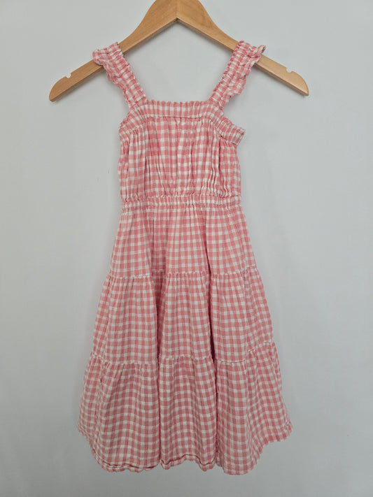 Joe Fresh x Jillian Harris Pink Gingham Dress • 7-8 years