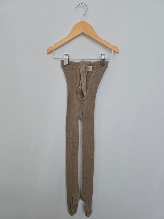 Silly Silas Oat Suspender Tights • 2-3 years