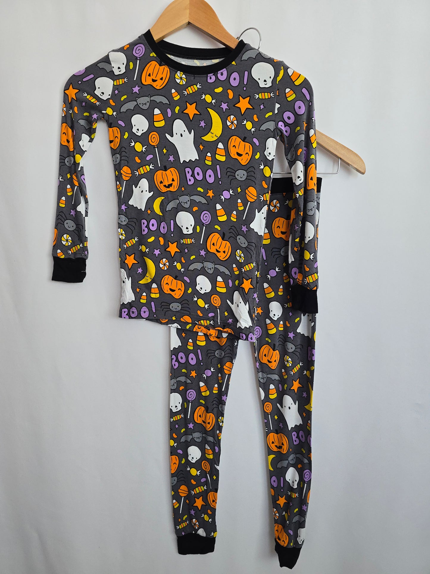 Little Sleepies Candycorn Pajama Set • 7-8 years