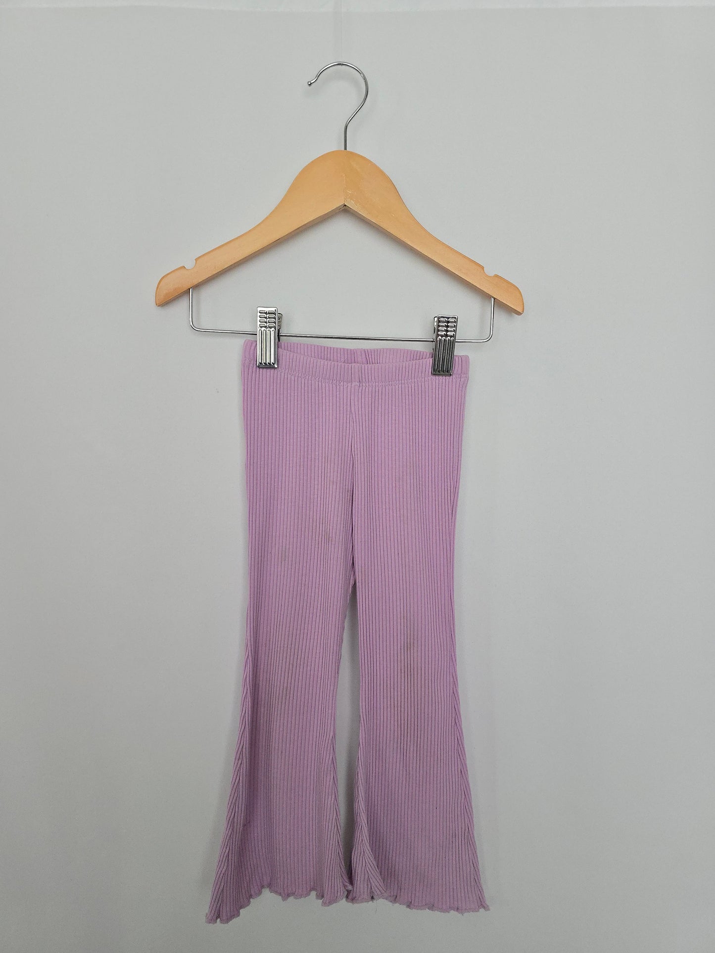 PLAY Little & Lively Lilac Ribbed Flares • 6-12 months
