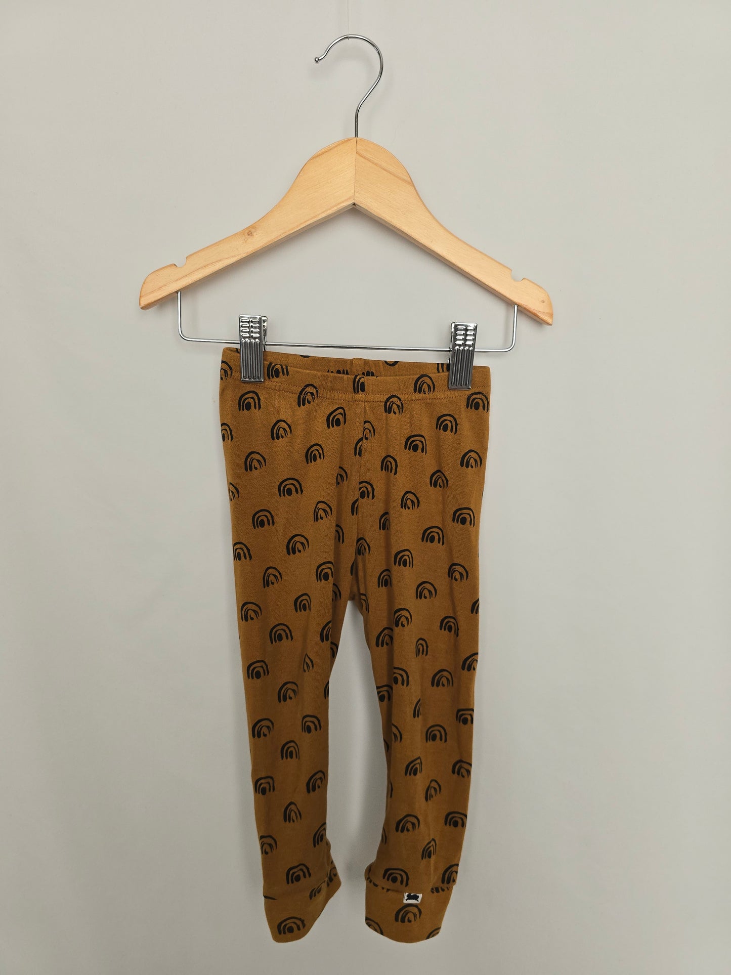 Little & Lively Umber Rainbow Leggings • 12-18 months