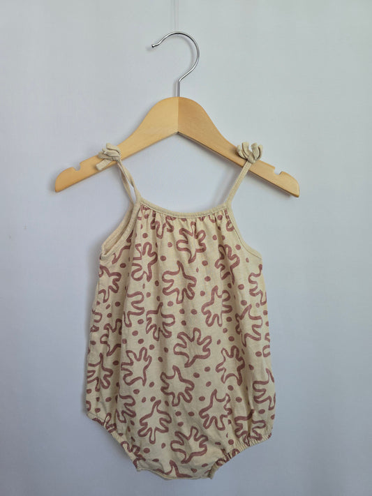 Rylee + Cru Starfish Bubble Romper • 6-12 months