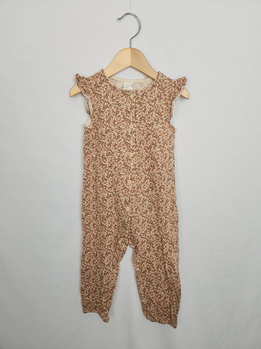 H&M Floral Romper • 18-24 months