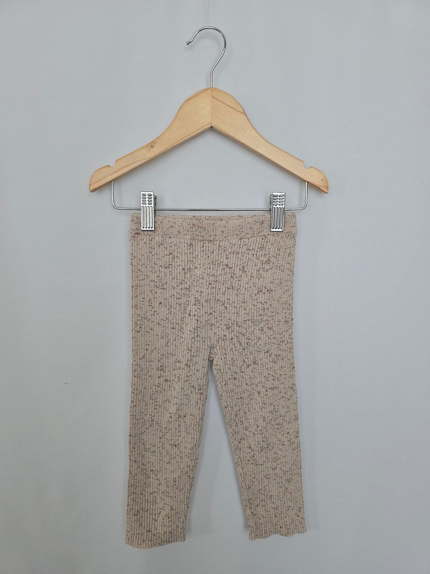 Jamie Kay Oat Speckle Ribbed Knit Legging • 2 years