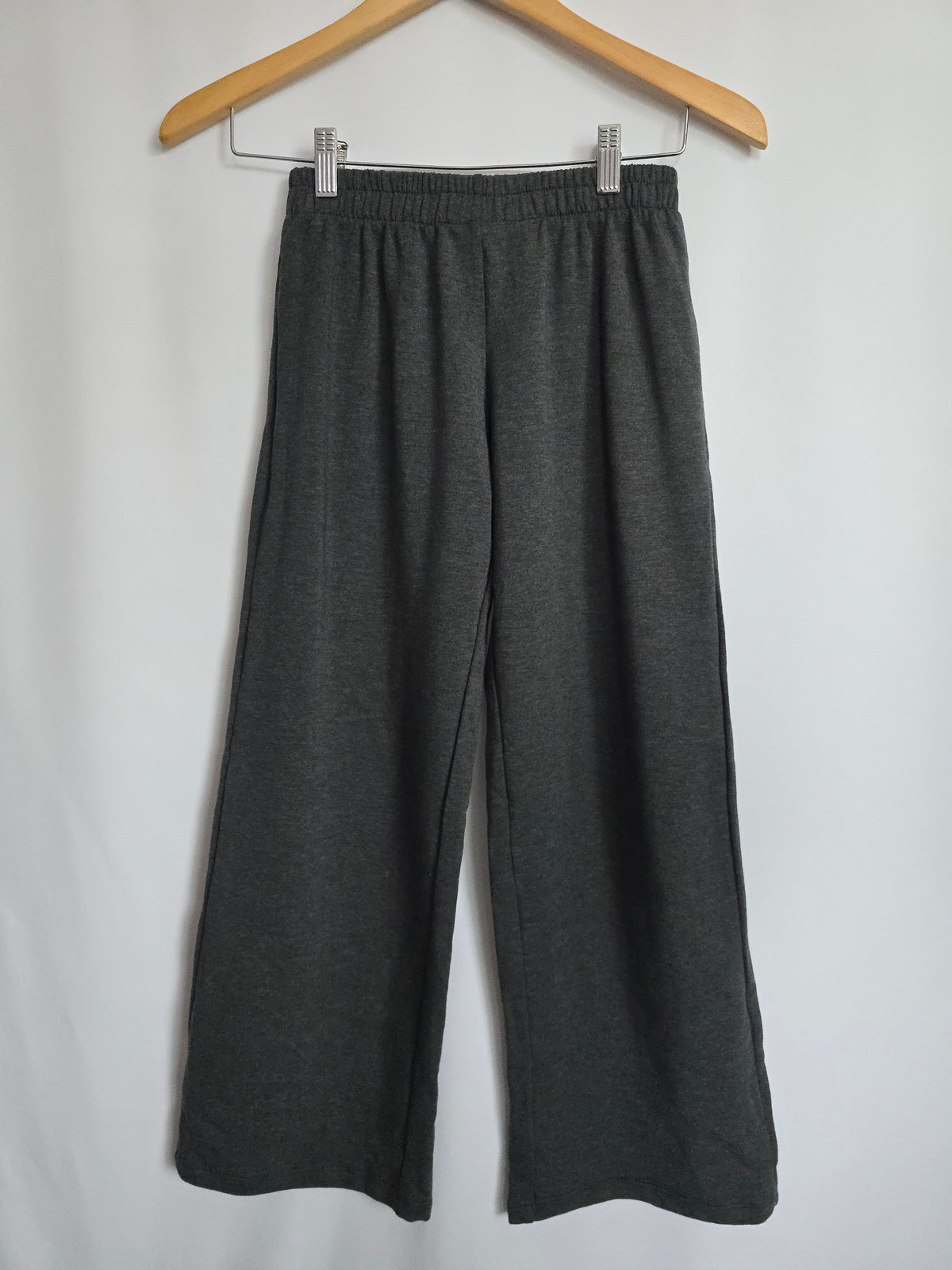 Jax & Lennon Charcoal Wide Leg Pants • Youth Large 10-11 years