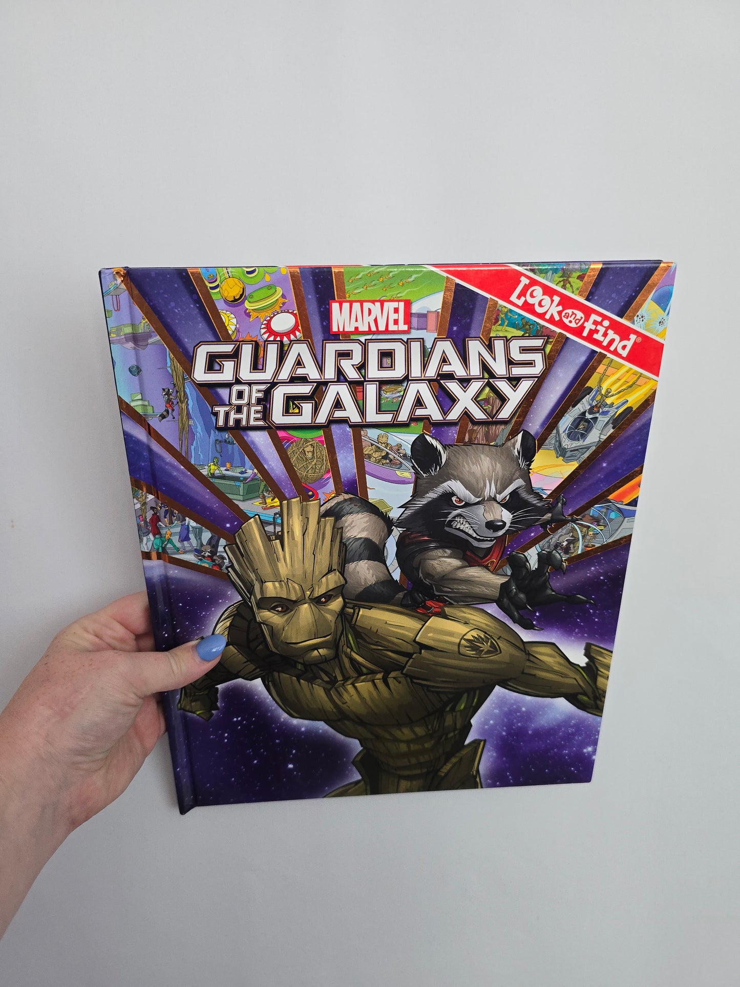 Look & Find Large Marvel Guardians Of The Galaxy • Hardcover Book