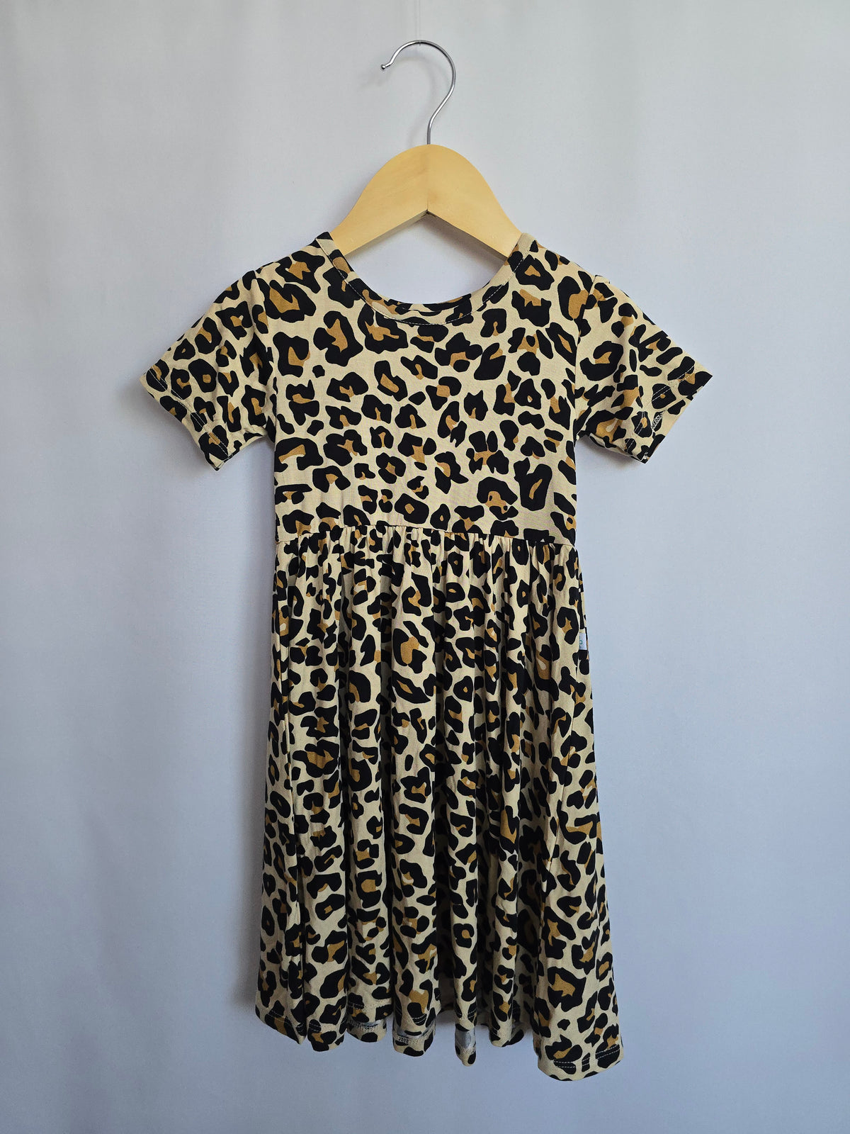 Posh Peanut Leopard Twirl Dress • 3 years