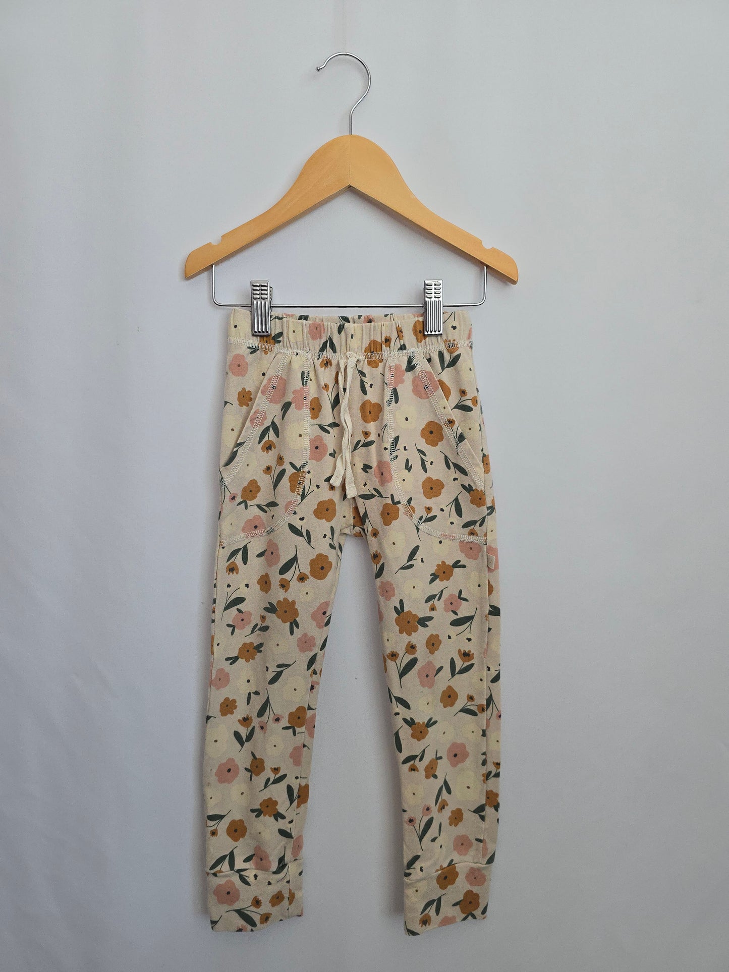 Jax & Lennon Summer Floral Lounge Pants • 3-4 years
