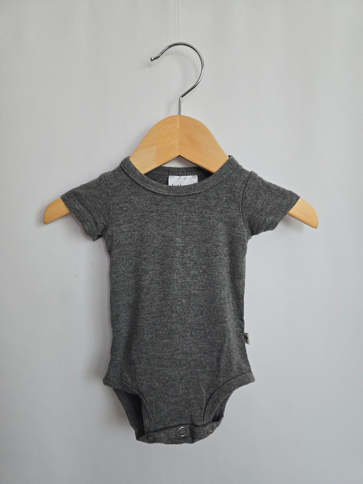 Jax & Lennon Grey Bodysuit • Newborn