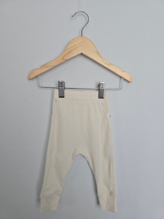Loulou Lollipop White Tencel Leggings • 0-3 months
