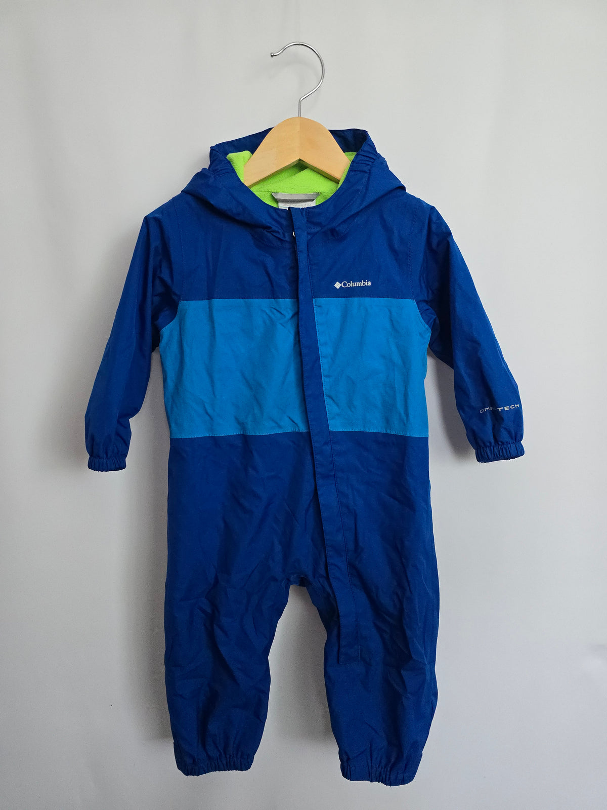 Columbia Blue Critter Jitters Rainsuit • 12-18 months