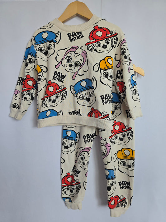 H&M Paw Patrol Crewneck & Joggers Set • 2-3 years