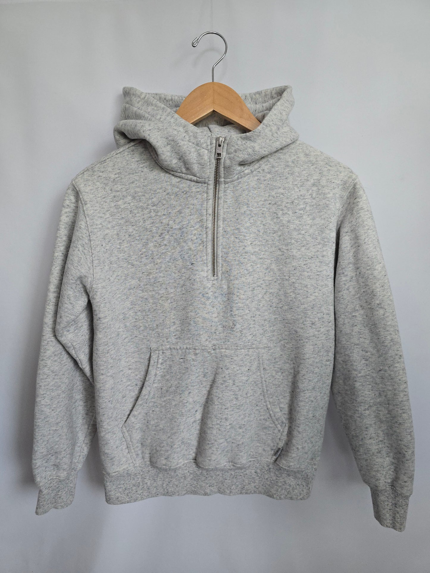 TNA Heather Grey 1/4 Zip Sweater • X-Small