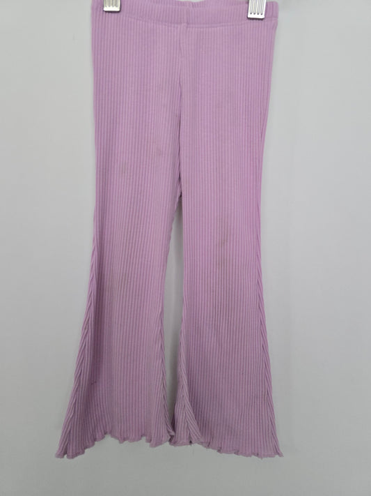 PLAY Little & Lively Lilac Ribbed Flares • 6-12 months