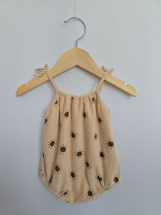 Rylee + Cru Sun Terry Bubble Romper • 0-3 months