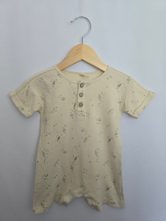 Quincy Mae Rocket Shortie Romper • 12-18 months