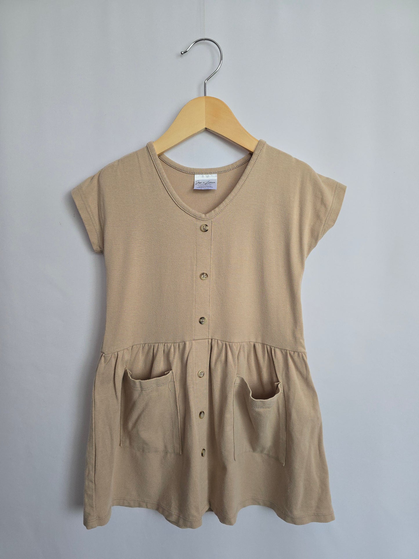 Jax & Lennon Dune Pocket Pocket Dress • 18-24 months
