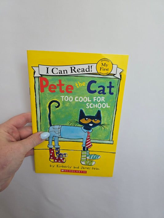 Pete The Cat - Too Cool For School • Softcover Book