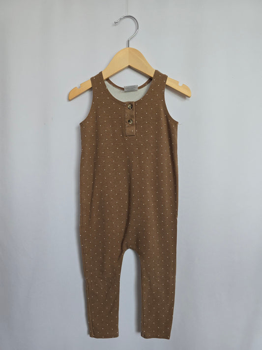 Jax & Lennon Dotty Tank Romper • 12-18 months