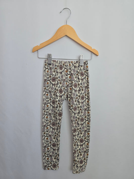 Jax & Lennon Floral Leggings • 3-4 years