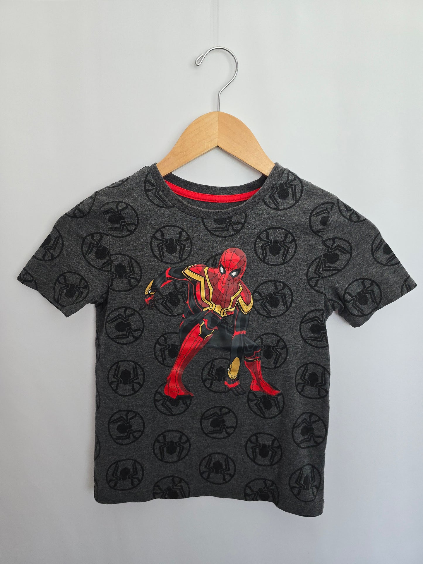 Marvel Spiderman Grey Tee • 6 years