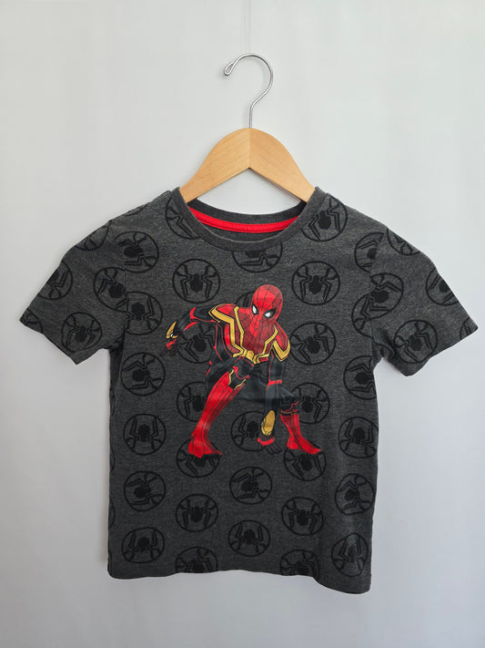Marvel Spiderman Grey Tee • 6 years