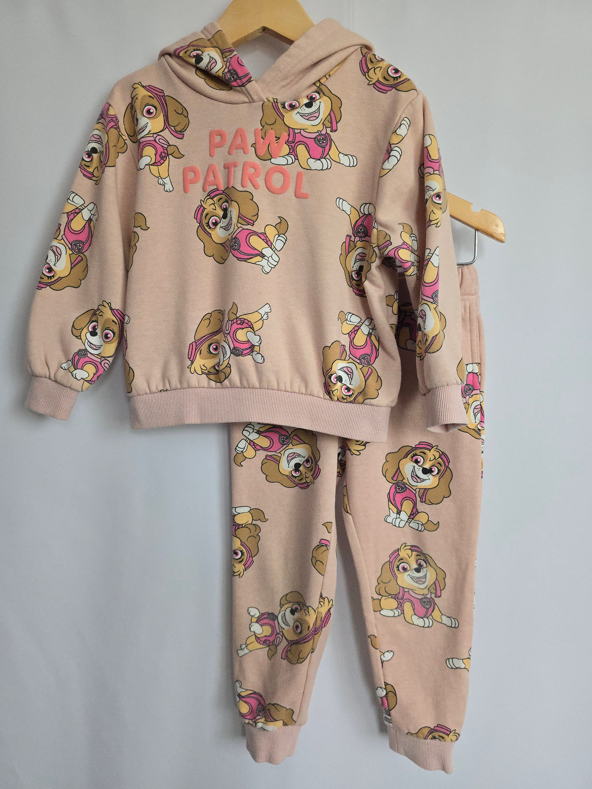 H&M Pink Paw Patrol Hoodie & Sweatpants • 2-3 years