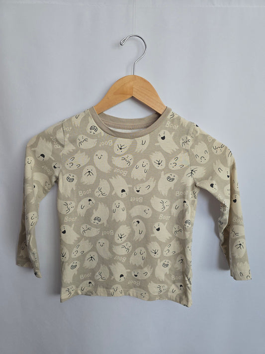 Joe Fresh Grey Ghosts Long Sleeve Shirt • 5 years
