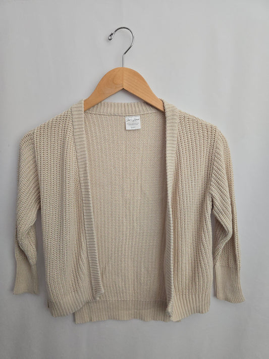 Jax & Lennon Bone Knit Cardigan • 3-4 years