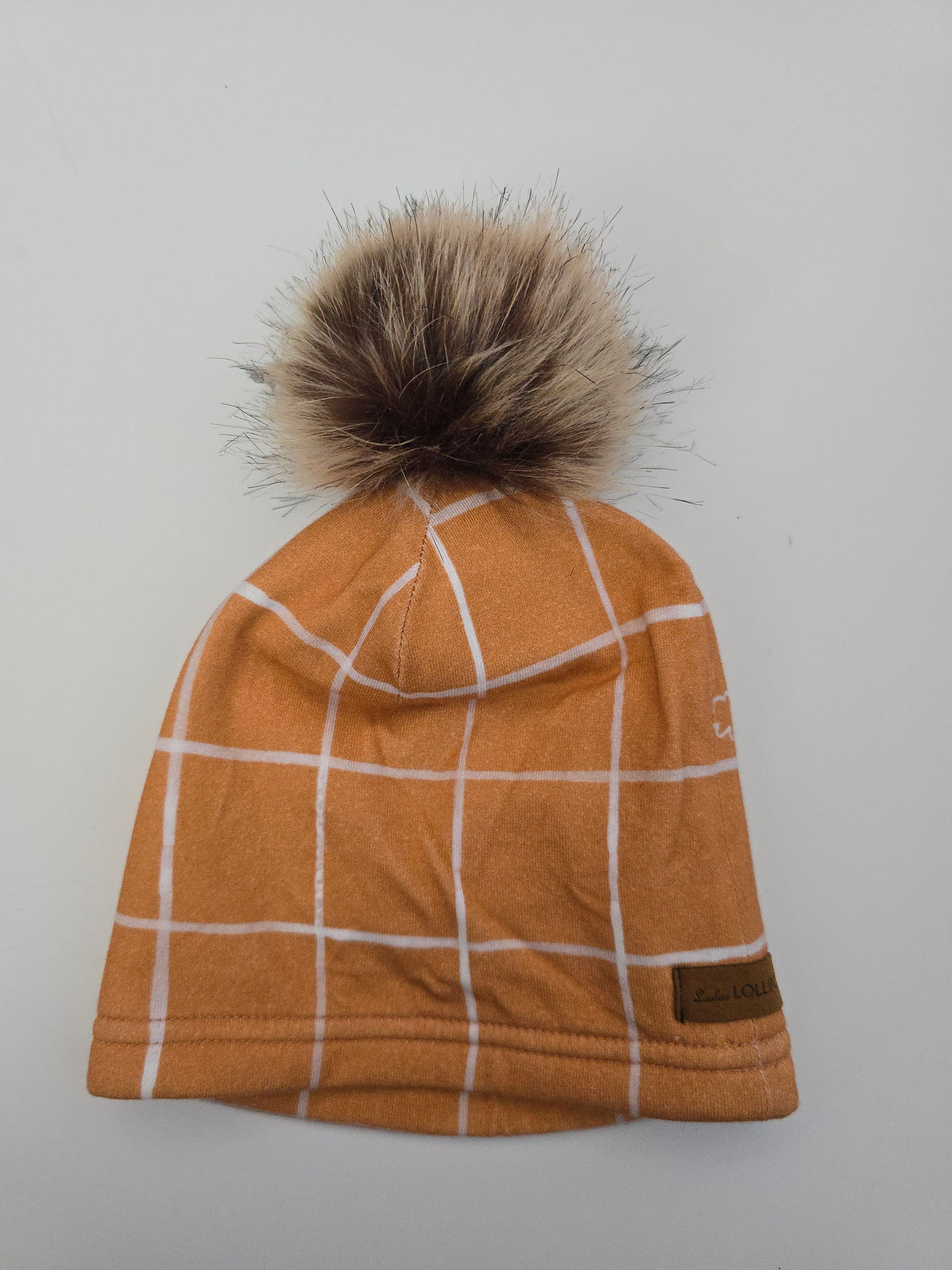 Loulou Lollipop Brick Fleece Beanie • 6-12 months
