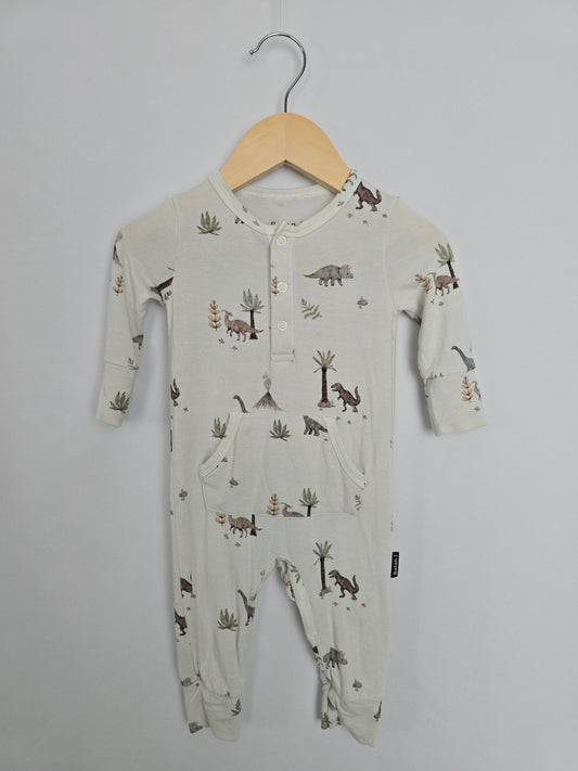 Belan J Jurassic Snap Romper • 0-3 months