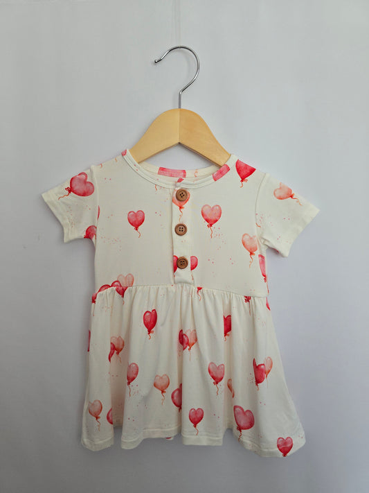 Belan J Hearts Dress • 6-12 months