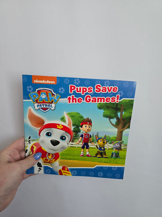 Pups Save The Games • Softcover Book