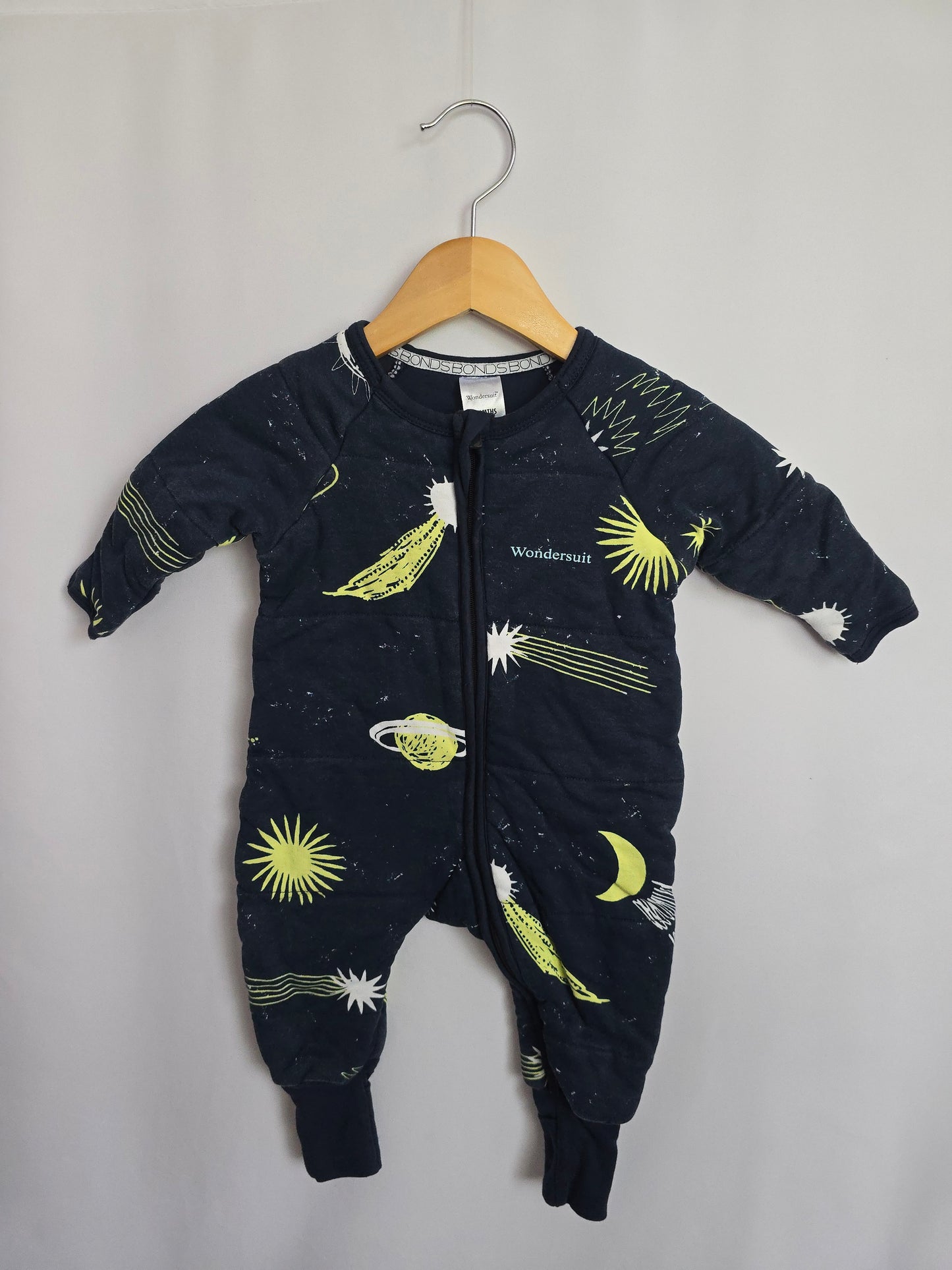 Bonds Quilted Wondersuit Galaxy • 3-6 months